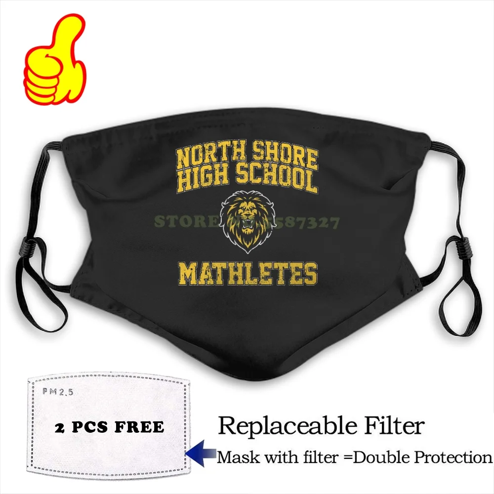 Maschera Facciale North Shore High School Mathletes Funny Cool Masks