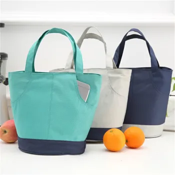 

Family Picnic Lunch Bag Office School Cold Insulation Thermal Bento Pouch Travel Food Fruit Organizer Tote
