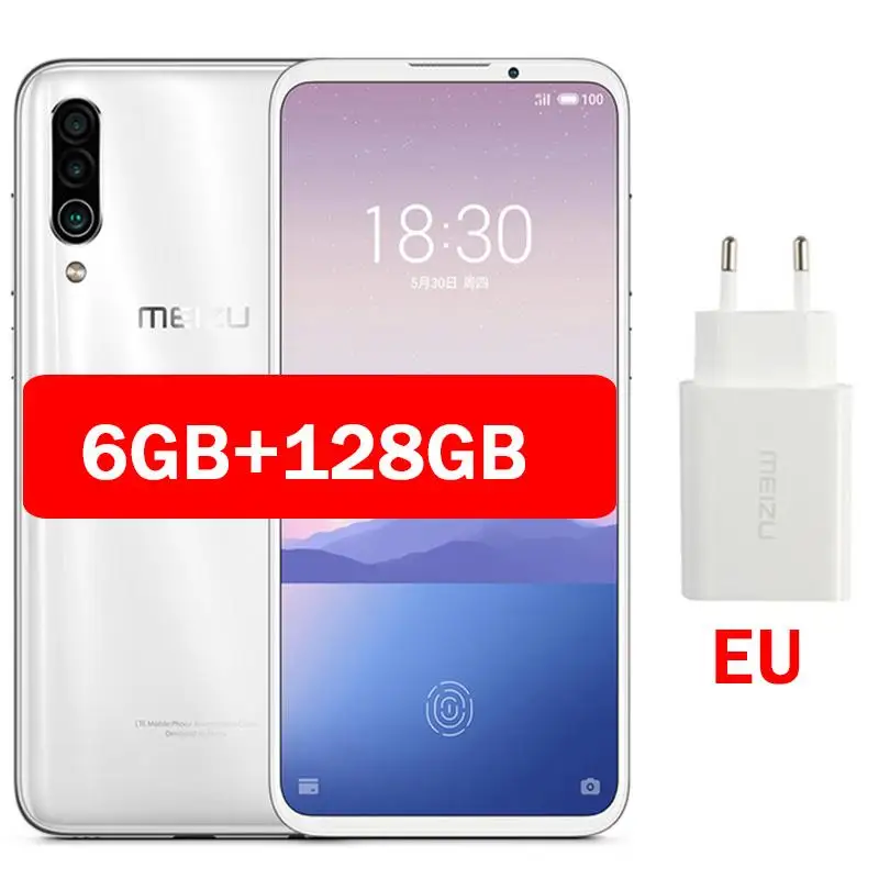6GB 128GB white Глобальная прошивка Meizu 16XS, 6 ГБ ОЗУ, 16 XS, Смартфон Snapdragon 675, 6,2 дюймов, 48 МП, тройная камера AI, фронтальная 16 Мп, 4000 мАч - Color: 6GB 128GB white