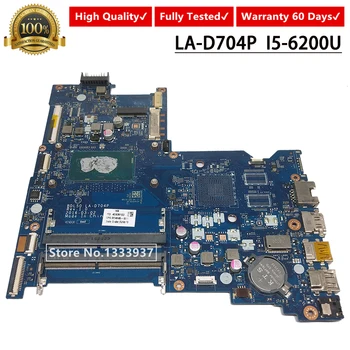 

BDL50 LA-D704P 854945-601 854945-001 Main board For HP Notebook 15-AY 250 G5 250-G5 laptop motherboard SR2EY i5-6200U works