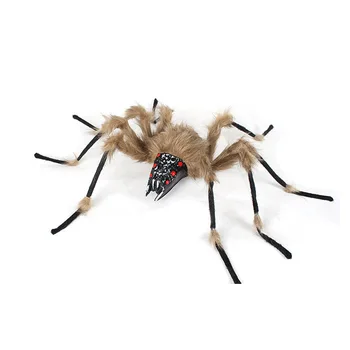 

Halloween Spider Web horroble Props Simulation Plush Decoration Spoof Tidy Toy For Outdoor Garden