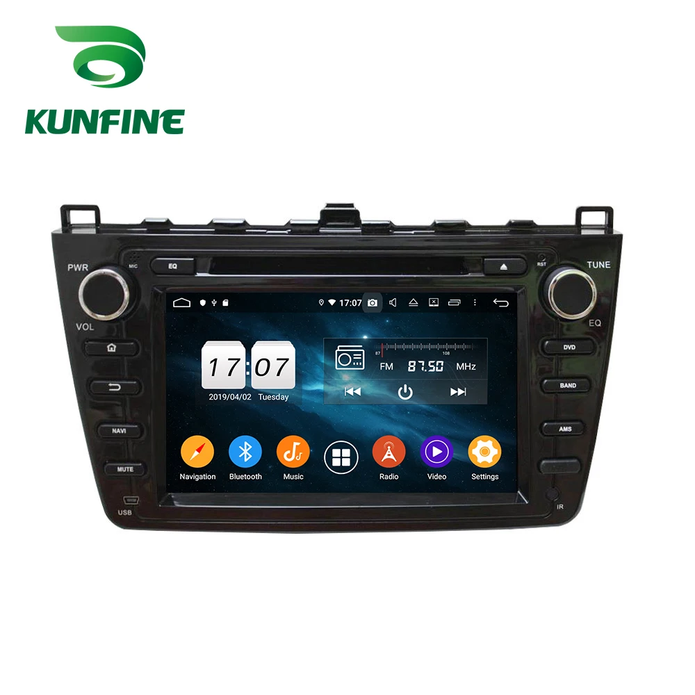 Perfect Android 9.0 Octa Core 4GB RAM 64GB ROM Car DVD GPS Navigation Multimedia Player Car Stereo for Mazda 6 2008-2012 Radio 1