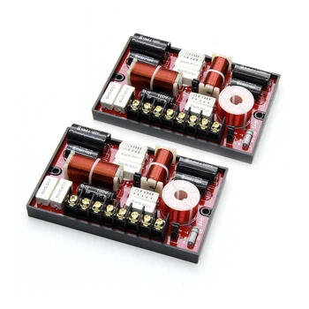

2PCS 3 Way 150W DIY Car Speaker Filter Circuit Frequency Divider Automotive 3-Order Theater Hifi Stereo Audio Crossover Filters