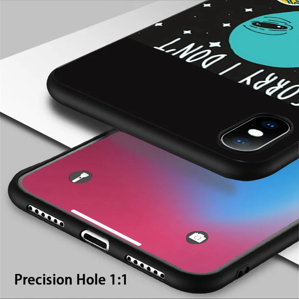 Эстетичный мультяшный чехол с инопланетянином космосом Tumblr для iPhone 11 Pro Max X 5 5S 6 6S
