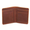 Crazy Horse Leather Men's Wallet Retro Top Layer Leather Dollar Purse Money Clip Bag Card Holder Mini Short Coin Purses Carteira 1
