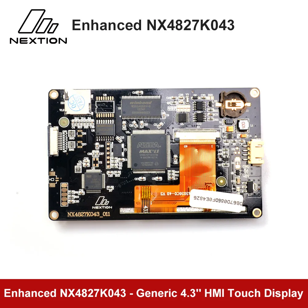 Nextion Enhanced NX4827K043 4 3 ''HMI интеллектуальный сенсорный дисплей USART TFT LCD модуль EEPROM
