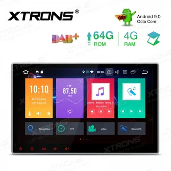 

2 Din 10.1''Android 9.0 PX5 Octa Core 4G+64G Universal Car DVD Radio Stereo Player GPS Navigation OBD FM DAB WIFI USB Bluetooth
