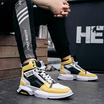 

2019 New Skateboarding Men Shoes Anti Slip Man Sneakers Hard-Wearing Sport Men Shoes Comfortable Sneakers Skateboard Man Brand
