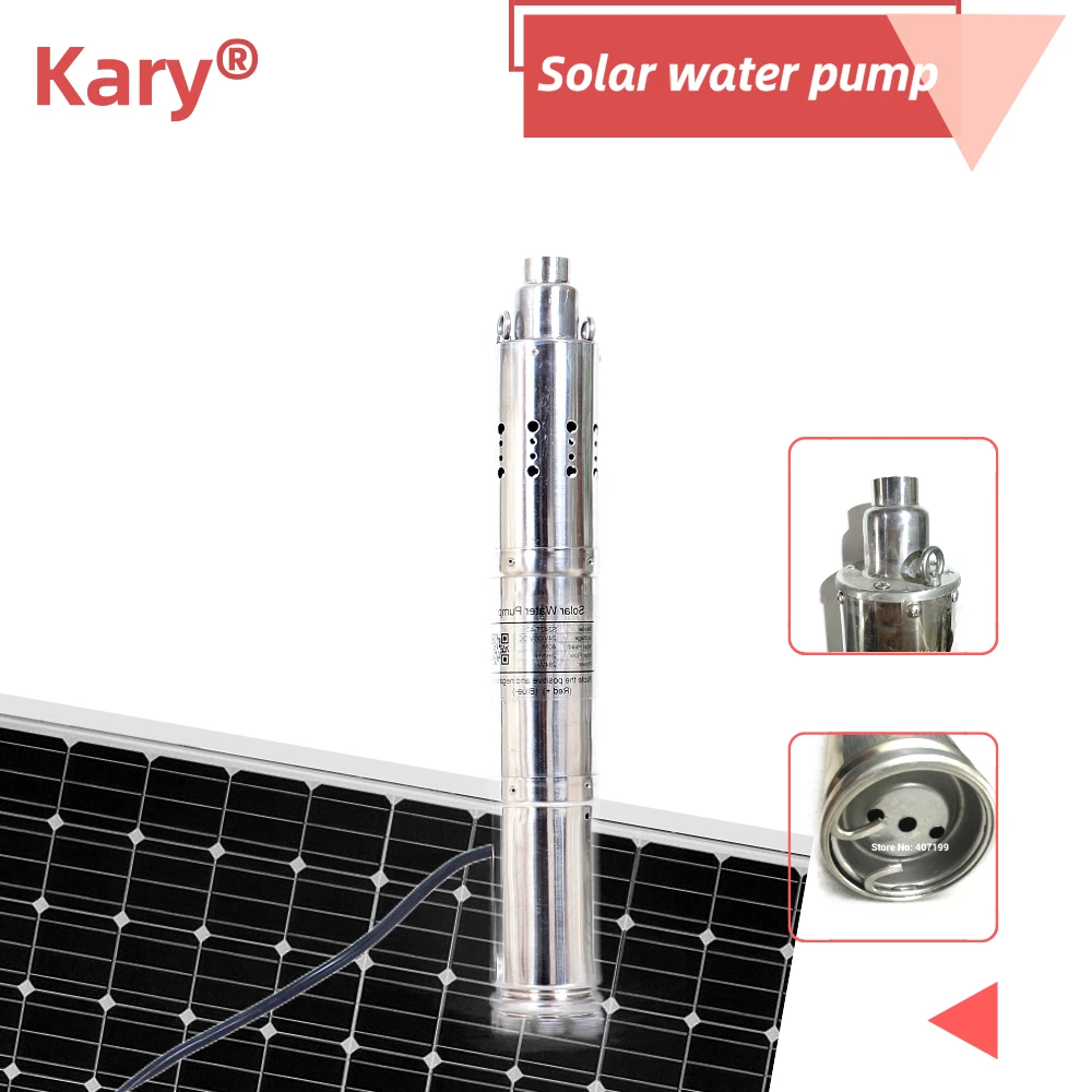 1HP 1.5HP dc 24v подъемник 120m 3000L/ч солнечной работающий на водяных насосов для глубоких скважин, Кари сельскохозяйственный водяной насос