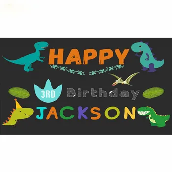 

custom dinosaurs birthday party baby shower photo background photography backdrops quality vinyl