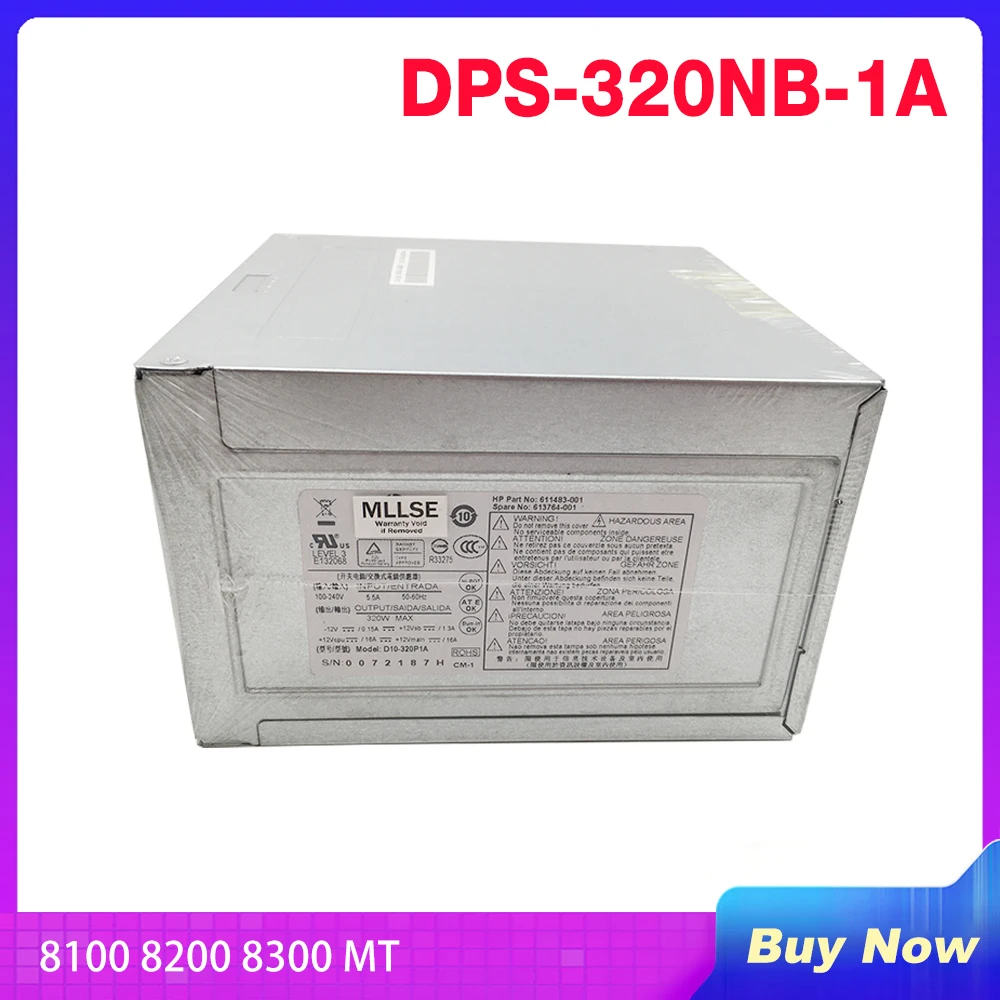 Per Hp Elite 8100 8200 8300 Mt 320W 611483-001 613764-001 Dps-320Nb-1A Alimentatore