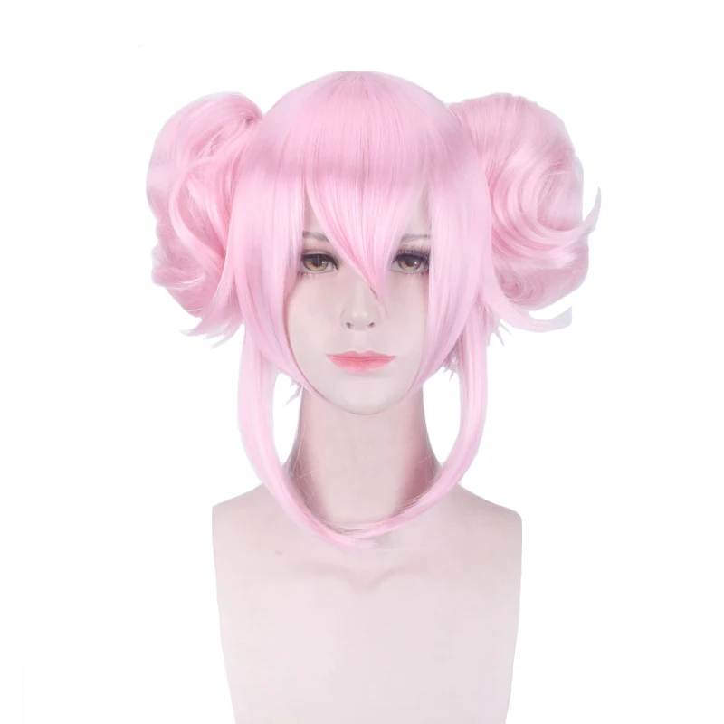 Fate Grand Order Wig Koyanskaya Tamamo no Mae FGO Cosplay Pink Buns Servent Lancer ролевые игры взрослые
