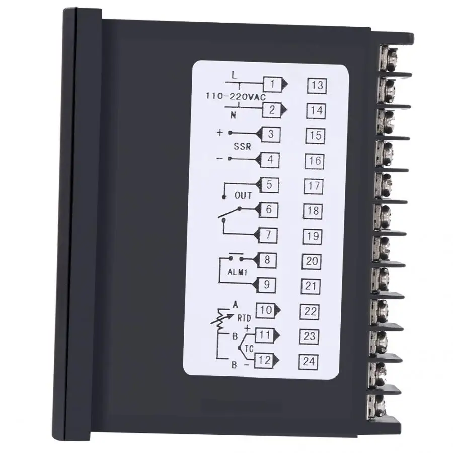 Контроллер температуры CH402 AC85-264V высокоумный PID контроллер температуры Термостат реле TC/RTD