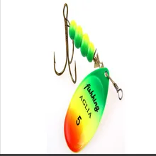 Спорт на открытом воздухе Рыбалка 2 шт./лот Luya вращающиеся блестки поддельные приманки три рыболовные снасти, Крючки Аксессуары в нескольких спецификациях