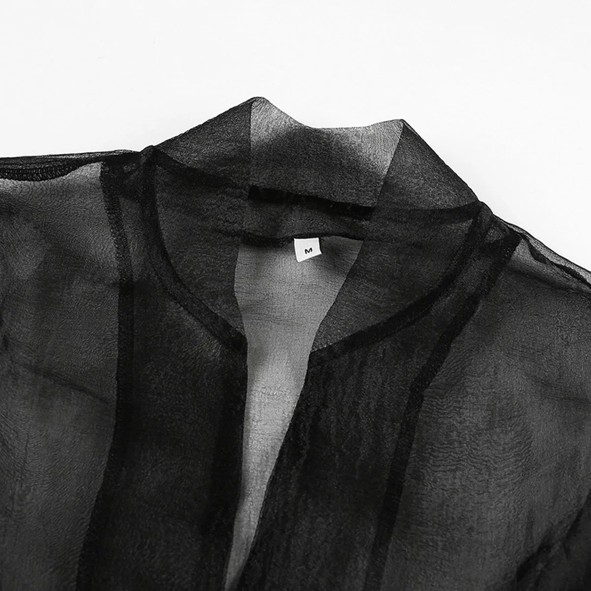Новинка года; Модные осенние женские тонкие Блузы с рукавами-пузырьками и v-образным вырезом; элегантная сетчатая рубашка Блузы Топы