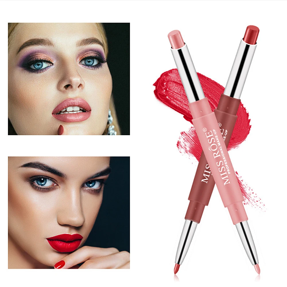 

9 Colors Long-lasting Lip Liner Matte Lip Pencil Waterproof Moisturizing Lipsticks Makeup Contour Cosmetics