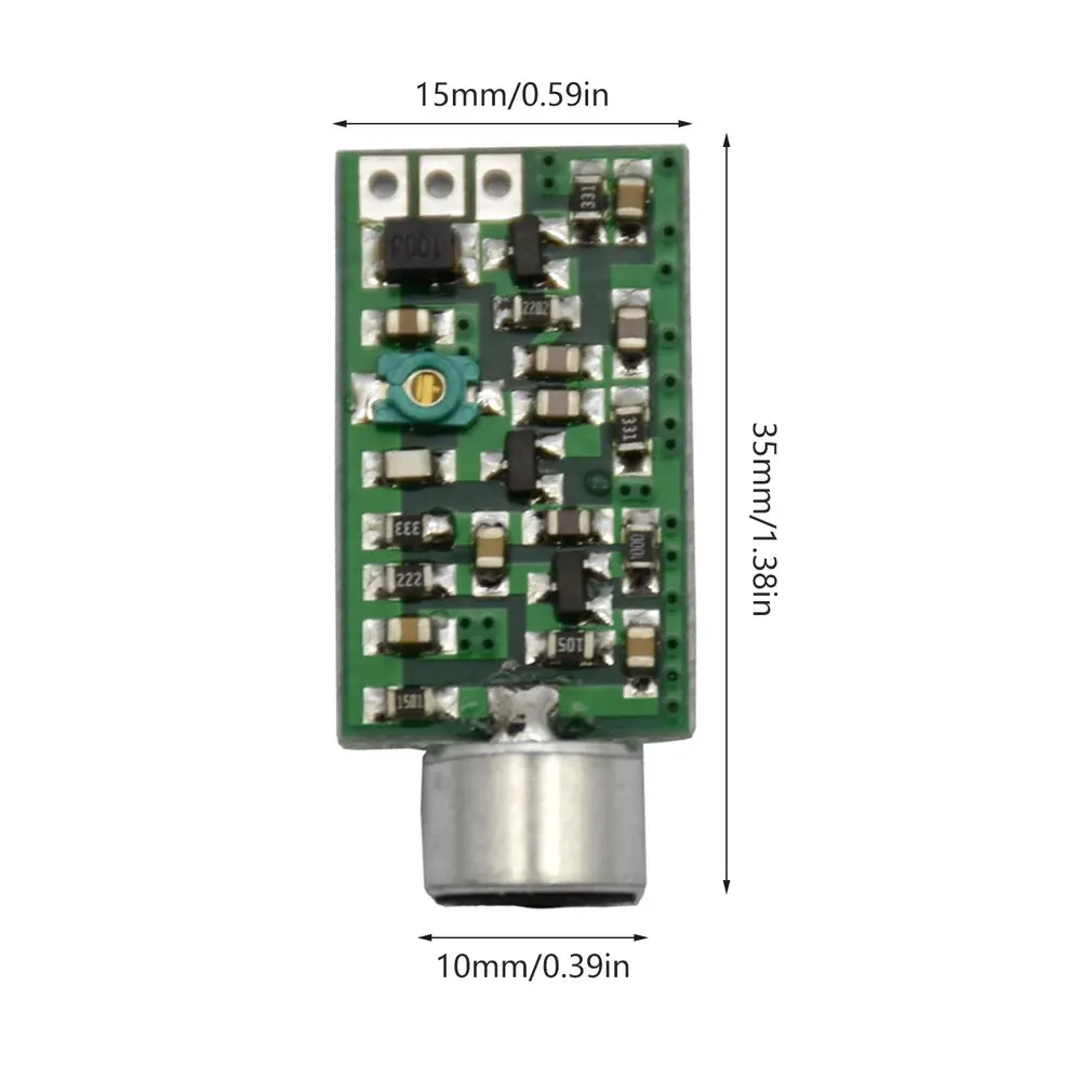 Micro FM Transmitter 0.7-9V 88MHZ-108MHZ Mini Bug Wiretap Dictagraph Interceptor;