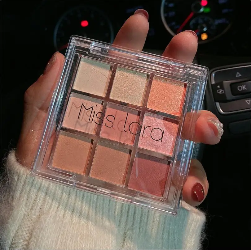 

New Arrival Charming Eyeshadow Palette 9 Color Make up Palette Matte Shimmer Pigmented Eye Shadow Powder Beauty Eyeshadow T0643