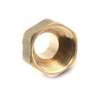 

1 Pcs Pipe Fitting Hex Bushing Reducer Female Thread Pipe Connector 1/2PT Male to 3/4PT Brass Water Pipe Adapte