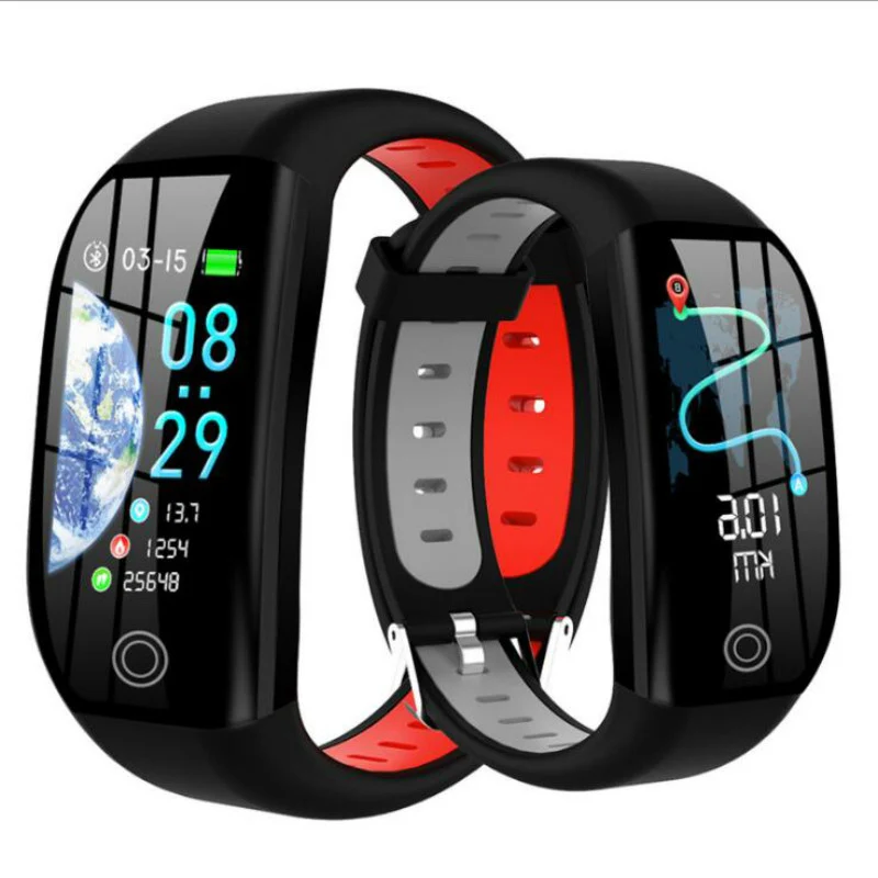 Smart bracelet Bluetooth clock fitness tracker sleep heart rate blood pressure monitoring information reminder smart bracelet