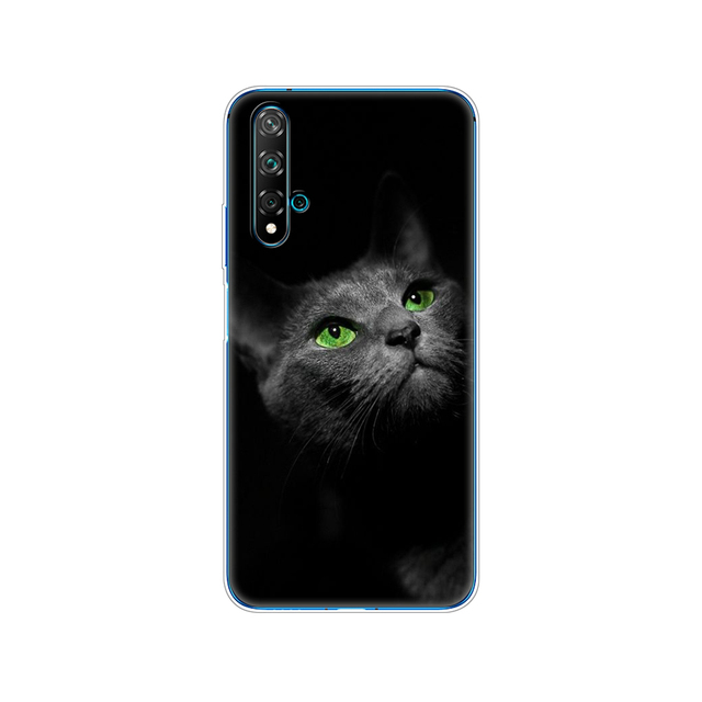 For Huawei Nova 5T Case Soft TPU Back Silicon Phone Cover For Nova5T 5 T YAL-L21 6.26'' Fundas Coque Bumper Skin shockproof
