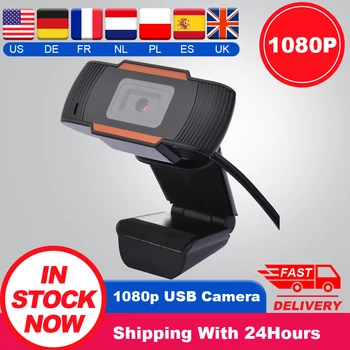 

מצלמה למחשב HD Webcam 1080P USB Camera Webcam Video Call Web Camera Web cam with Microphone For PC Computer