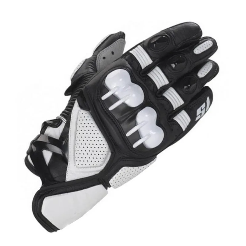 Новое поступление Moto S1 гоночные перчатки gp Alpine мужские мотоциклетные короткие перчатки черные звезды MTB дорожные Кожаные Мотоциклетные Перчатки
