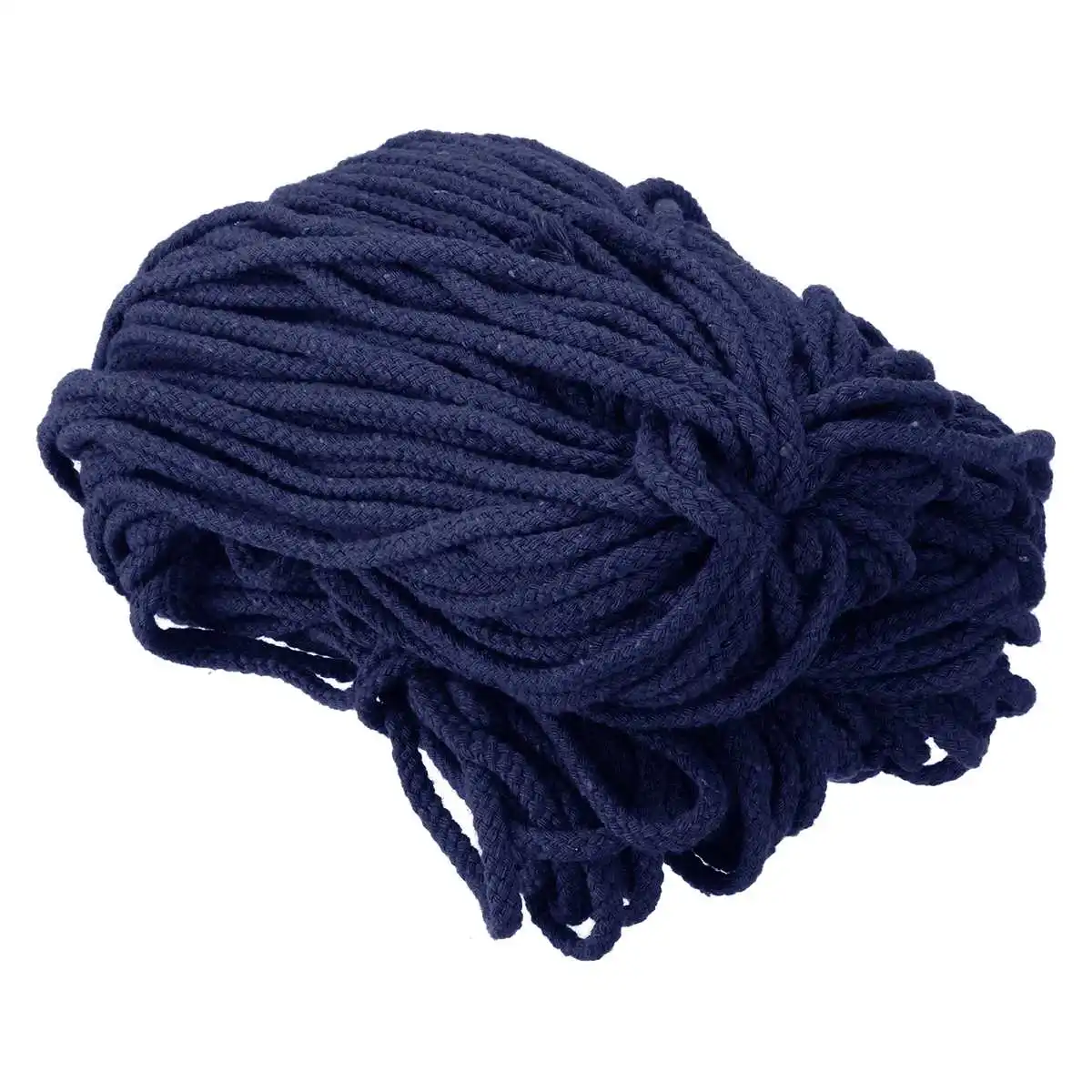 11 Цвет 100 м 5 мм 109 ярдов хлопковая витая веревка макраме шнур поделка рукоделие плетеная нить плетеный провод текстильный Декор для дома