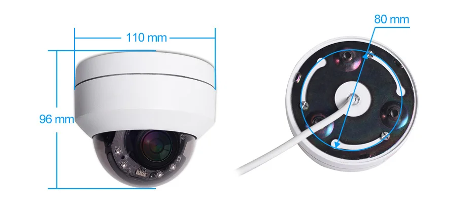 Hikvision совместимый 5MP мини-Купол PTZ ip-камера 4X Zoom 2,8-12 мм Наружная 45 м IR CCTV видеонаблюдение Камера Безопасности s