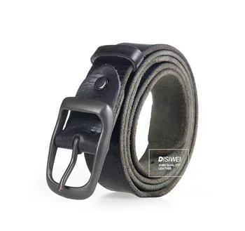 

3.2cm Width Soft Pure Cowhide Leather Belt for Men and Women Casual Designer Luxury 100% Genuine Leather Vintage Masculine Belts