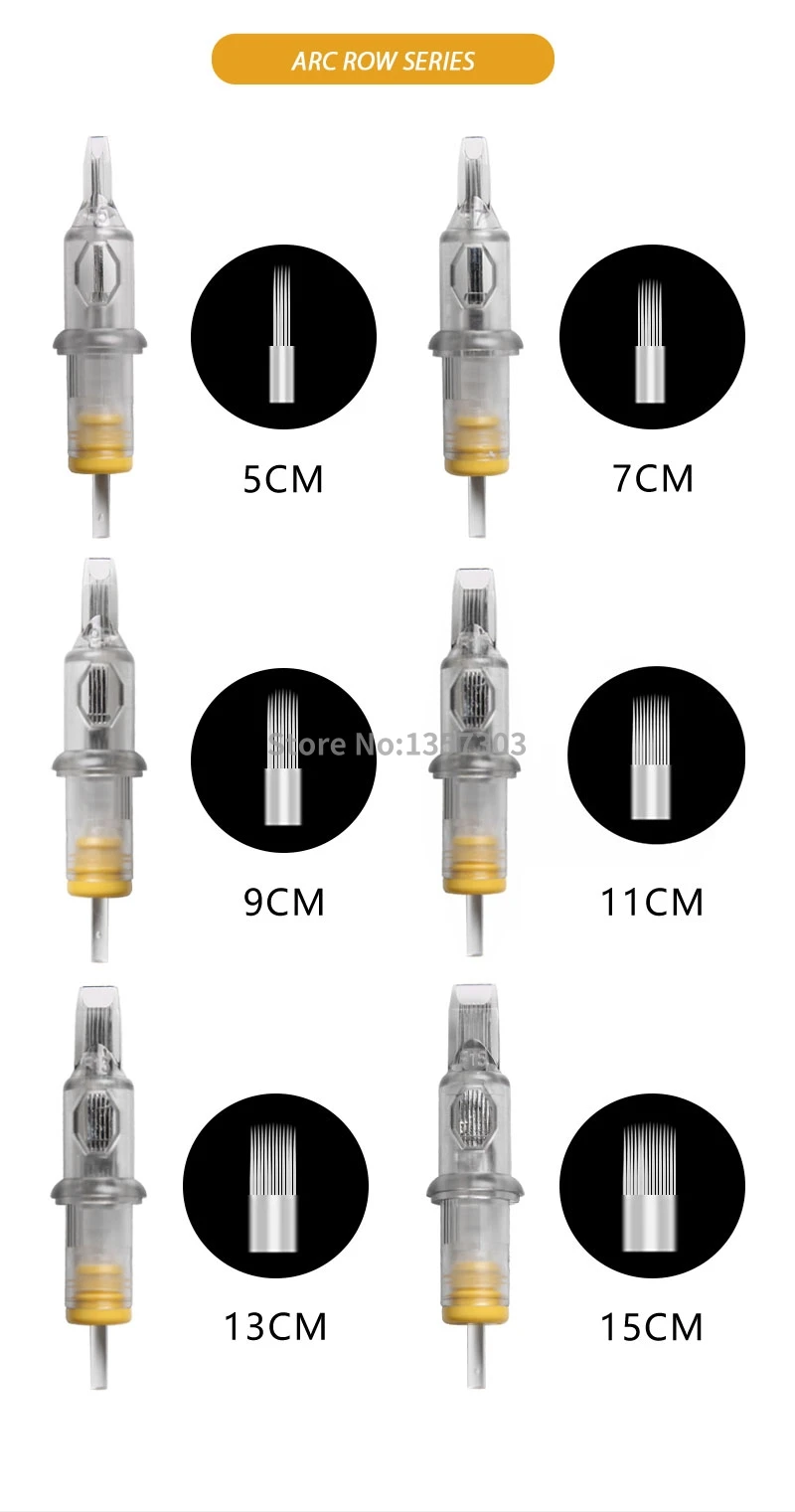 JSCOLOUR 20 шт./лот иглы татуировки революция картридж круглый вкладыш 1201/03/05/07/09/11/14 RL& RS для мотора для удаления татуировок