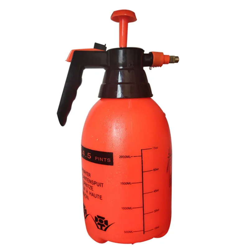 2L / 3L Портативный ручной Давление бутылка-спрей с регулируемым Медь душ насадка