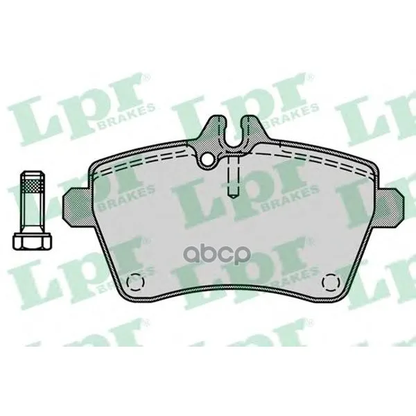 Колодки Тормозные Mercedes A-Class W169/B-Class W245 1.5-2.0 04- Передние Lpr 05p1242 Lpr арт. 05P1242