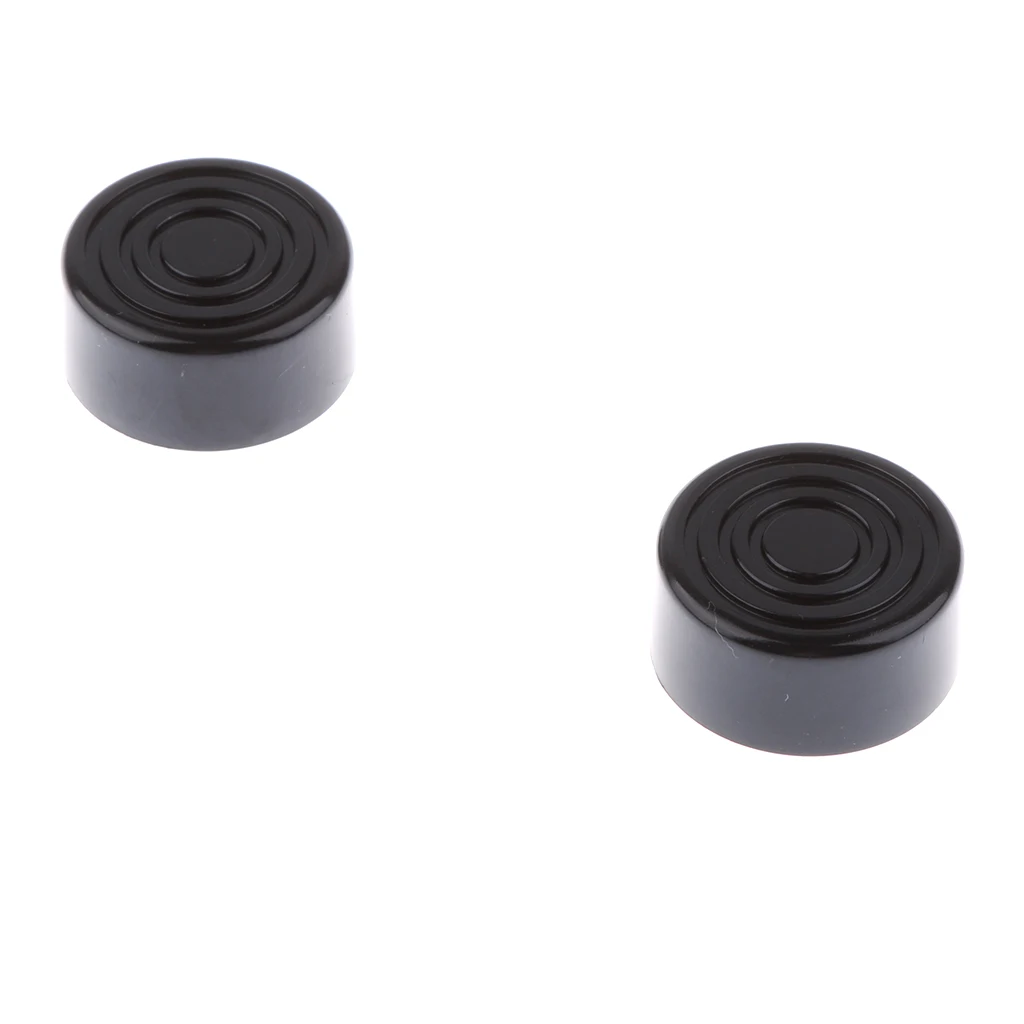 2 Pieces Footswitch Topper Bumper Guitar Effect Pedal Knob for Guitar Effects Pedal
