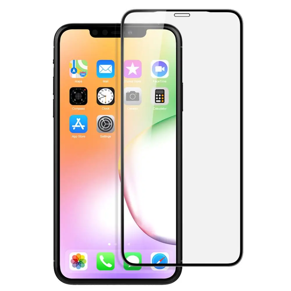 Для iPhone 11 Pro Max Защитная пленка для экрана из закаленного стекла+ мягкая пленка для объектива камеры для iPhone 11 PRO Max 6,5