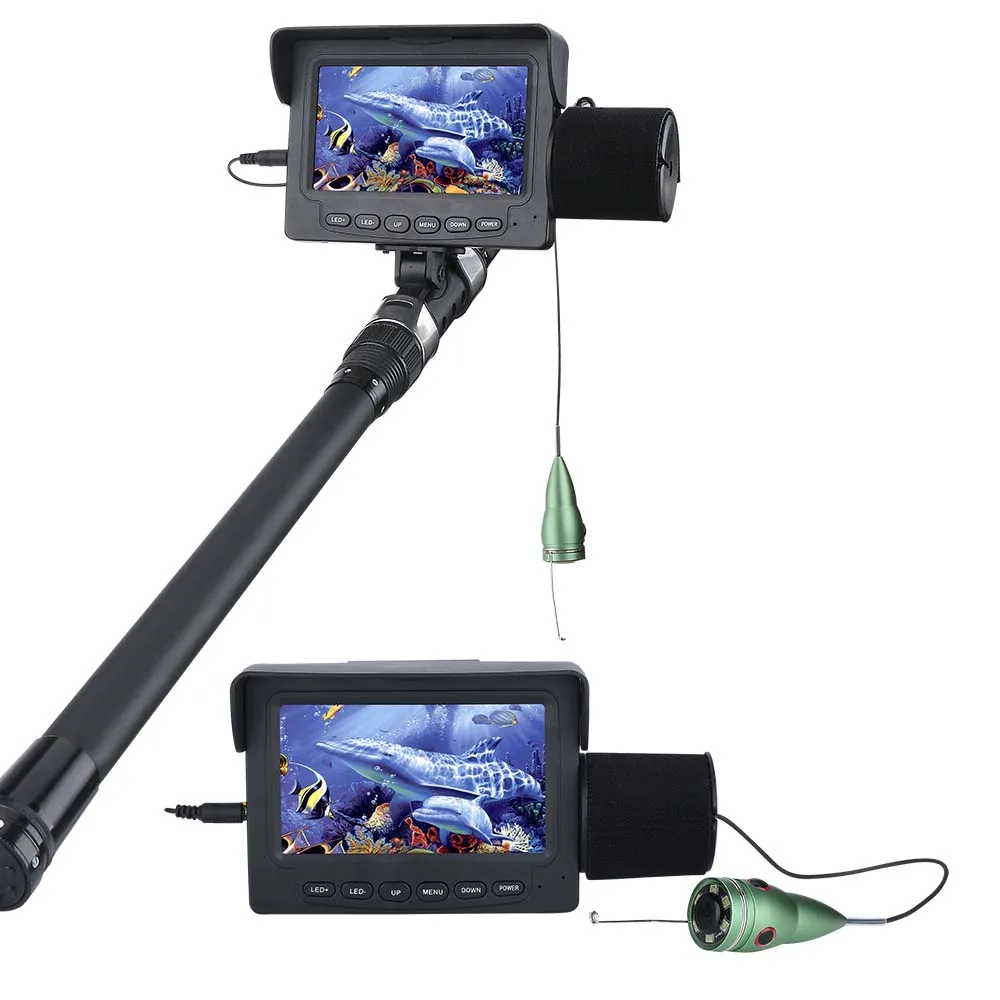 1200TVL&7inch underwater video camera for winter ice fishing,24pcs LED  light&infrared underwater camera for winter fishing room - AliExpress
