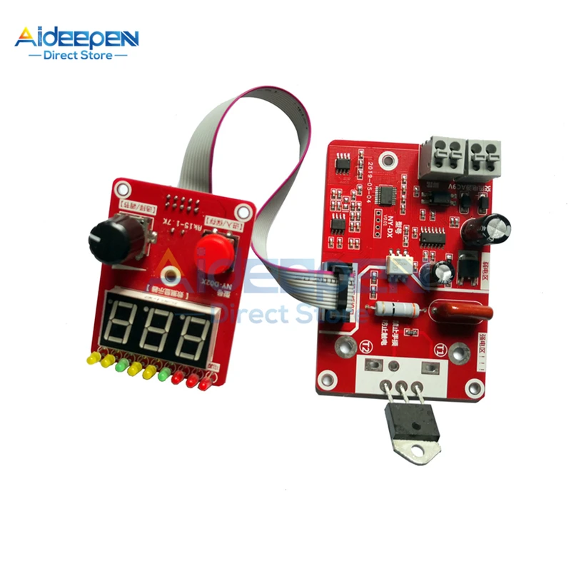 maquina de solda embutida com duplo codificador para modulo controle placa painel controlador corrente ajustavel 04