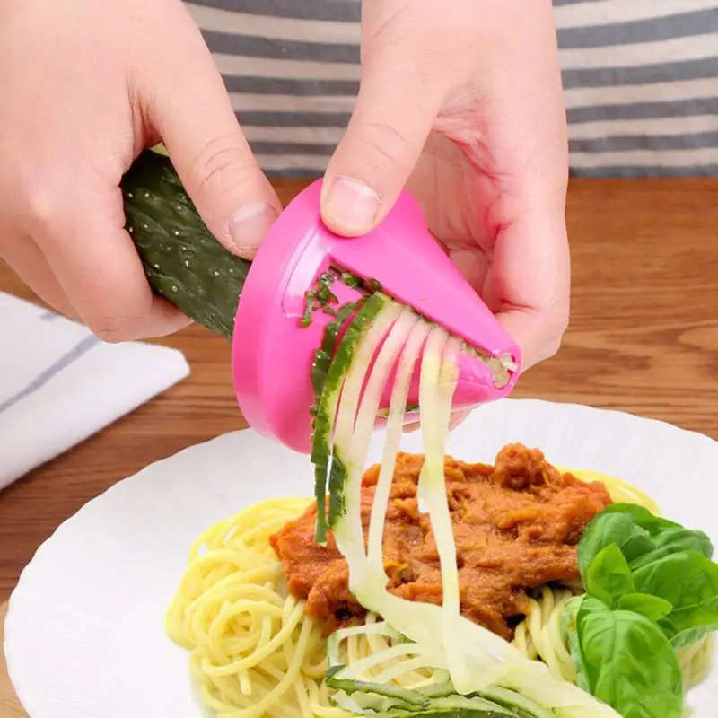 Kitchen Tool Vegetable Fruit Multifunction Spiral Shredder Peeler Manual Potato Carrot Radish Rotating Grater Kitchen Accessorie. 