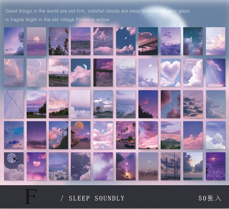 Mr.paper 6 Designs 50 Pcs/book Sky Island Series Ins Style Memo Pads Creative Handbook Stationery Office Supplies Memo Pads Mr.paper 6 Designs 50 Pcs/book Sky Island Series Ins Style Memo Pads Creative Handbook Stationery Office Supplies Memo Pads