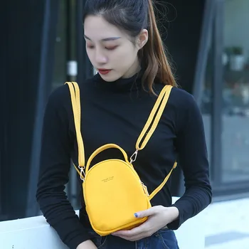 

New Ladies Zipper Backpack Bag Large Capacity Women Korean Girl Small Backpack School Bag