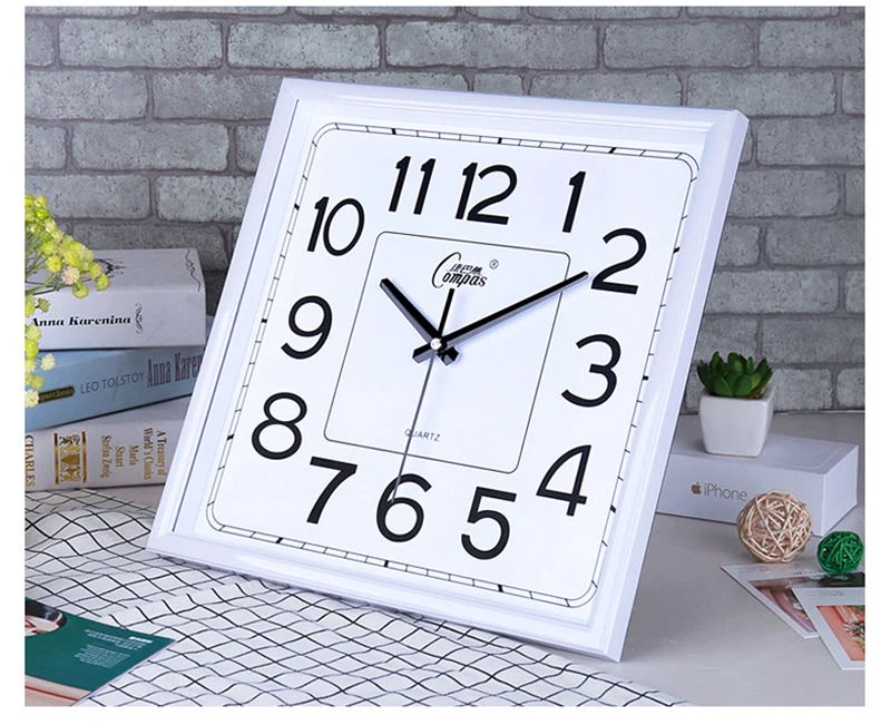 Большие 3d креативные квадратные настенные часы современный дизайн дети тихий кухня северные часы Reloj настенные часы домашний декор WBY046