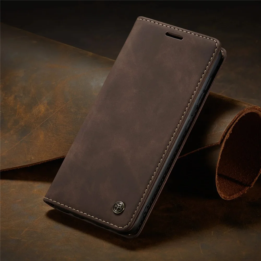 Matte Leather Flip Cover for Samsung A71 A51 A70 A50 A40 A30 A20 A10 Wallet Case S21 5G S20 Ultra Note 10 Plus S10 S10e S9 S8 S7 best case for samsung Cases For Samsung