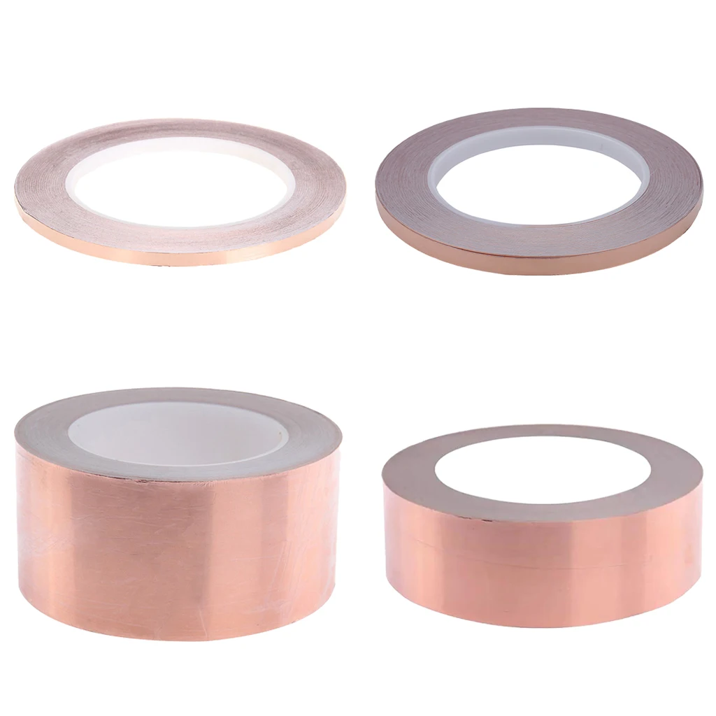 Adhesive Copper Foil Tape Shielding Guitar Slug Snail Barrier Electronic