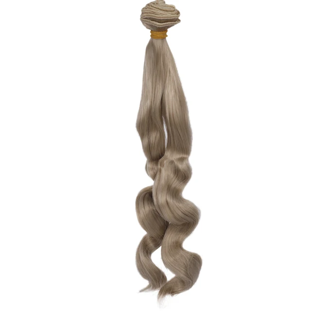 Aidolla 15*100CM BJD Wig Accessories For Dolls Doll Hair for 1/3 1/4 1/6 High-Temperature Wire Curly BJD Wigs Kid's Gift Toy HT16