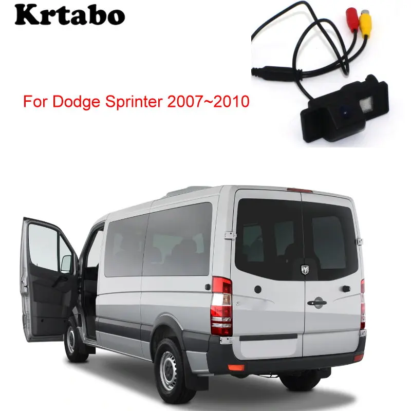 Krtabo Car rear camera For Dodge Sprinter 2007~2010 back up car night vision  reversing  camera CCD HD waterproof camera 1