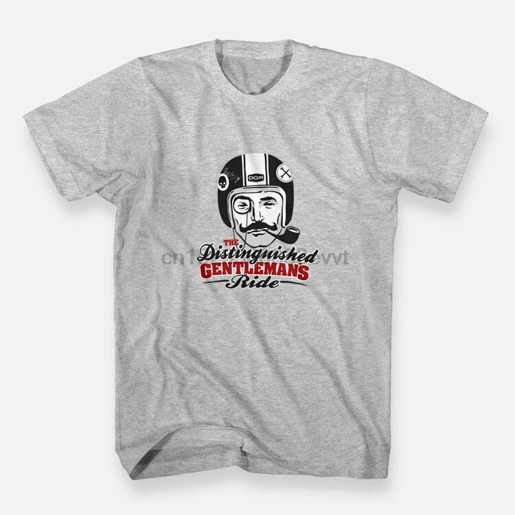 Мужская футболка Gentlemans Ride от S до 3XL цвет серый |