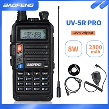 BaoFeng UV-5R Pro мощная портативная рация 8 Вт Двухдиапазонная CB радио HF FM трансивер UV 5R портативная двухсторонняя рация обновление UV5R