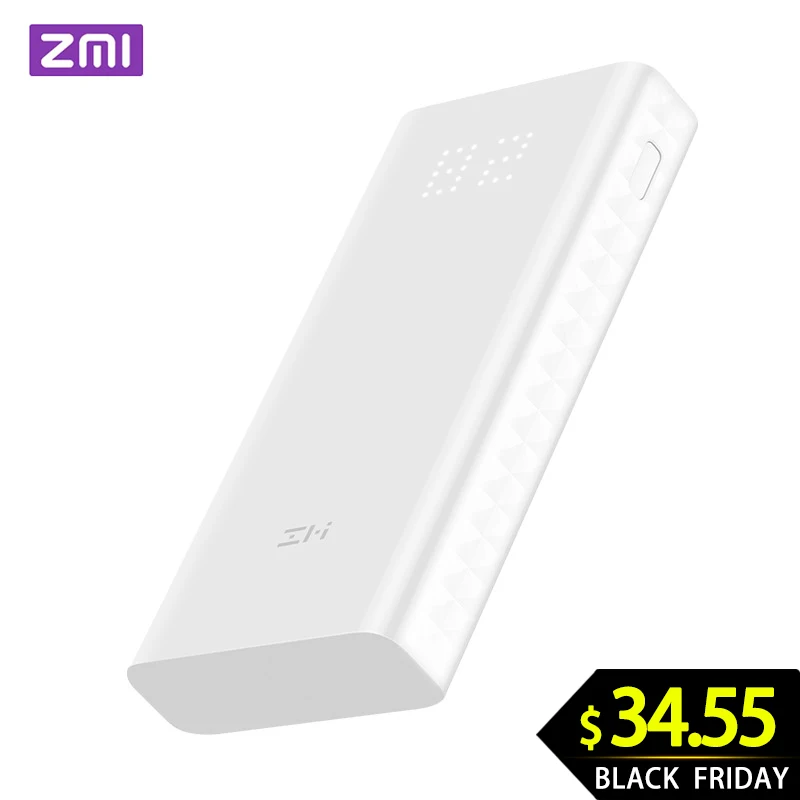 ZMI power Bank 20000 мАч 15000 мАч USB PD внешний аккумулятор портативный зарядный концентратор QC 3,0 зарядное устройство 18650 power bank