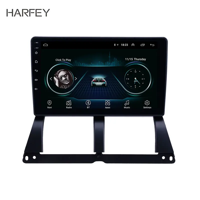 Harfey 9 &quotgps 2Din Автомагнитола Android 1 Carplay для Saipa tiba 2014 с Bluetooth AUX wifi Поддержка TPMS DAB + HD