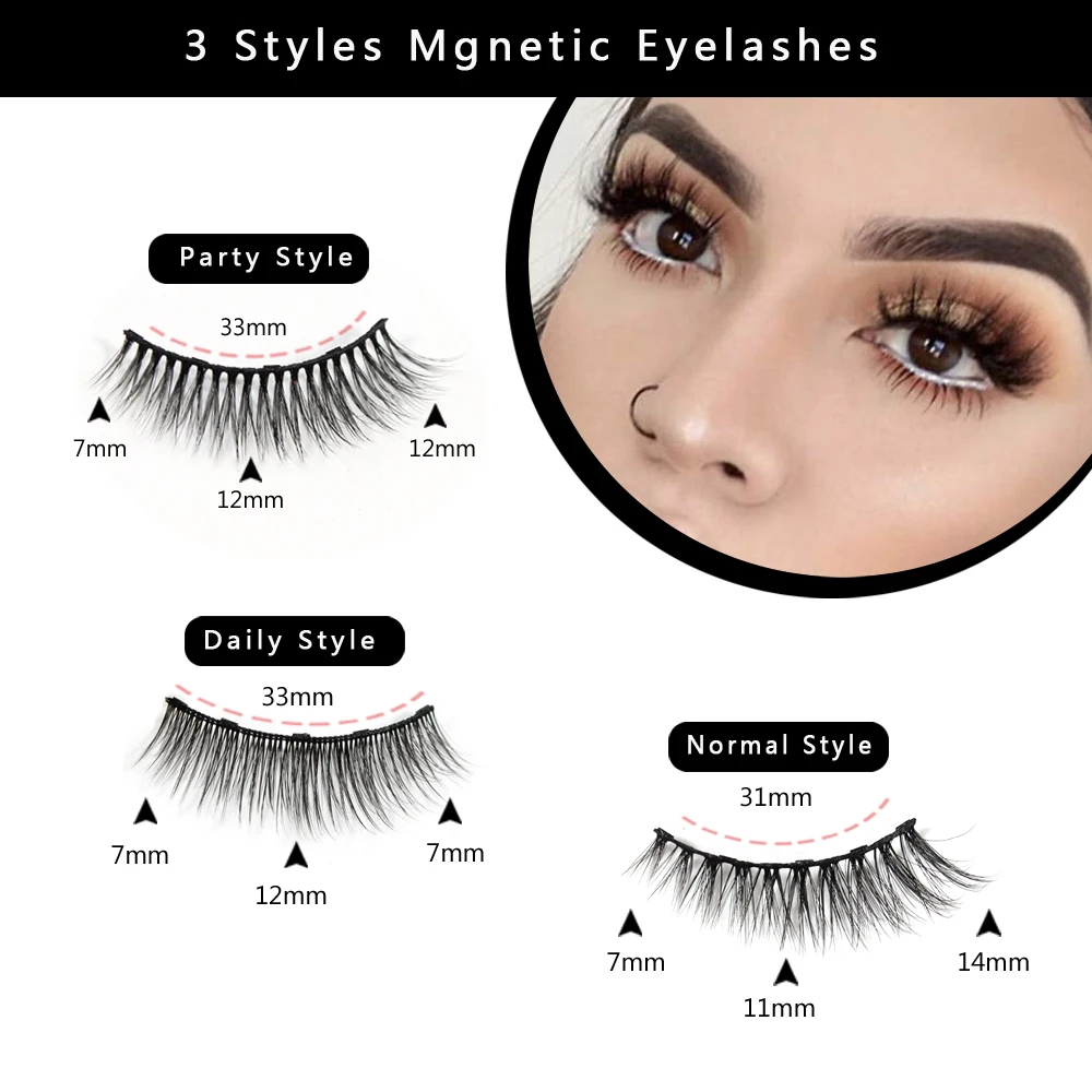 

10 pairs of magnet eyelash professional eyelash extension eyelash extensions achieve perfect transformation confident and charmi